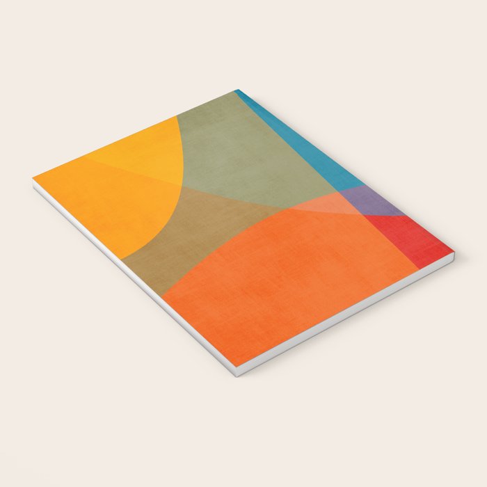 Colorful Modern Abstract Art III Notebook Gallery Image 3