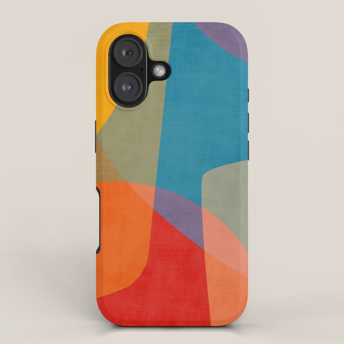 Colorful Modern Abstract Art III iPhone Case Gallery Image 1