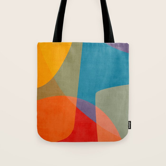 Colorful Modern Abstract Art III Tote Bag Gallery Image 1