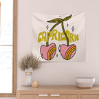 Capricorn Cherry Wall Tapestry Gallery Image 2