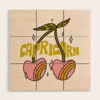 Capricorn Cherry Wood Wall Art Gallery Image 1