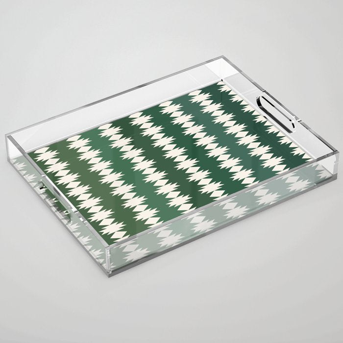 Geometric Southwestern Pattern XXXI Acrylic Tray Gallery Image 1