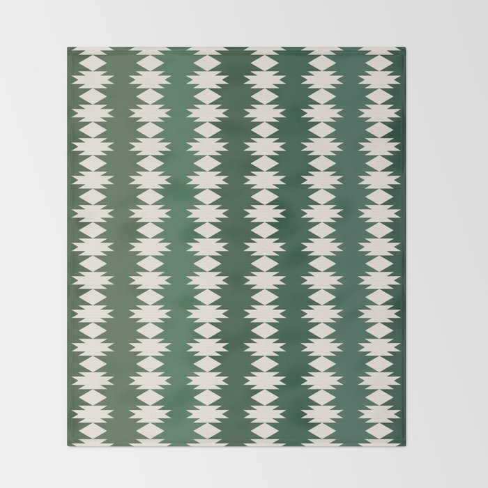 Geometric Southwestern Pattern XXXI Throw Blanket Gallery Image 2