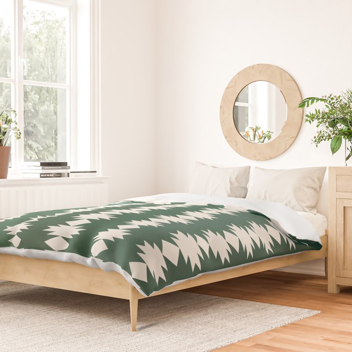 Geometric Southwestern Pattern XXXI Duvet Cover Gallery Image 2