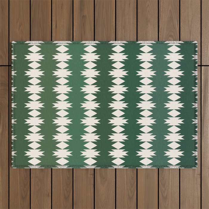 Geometric Southwestern Pattern XXXI Outdoor Rug Gallery Image 1