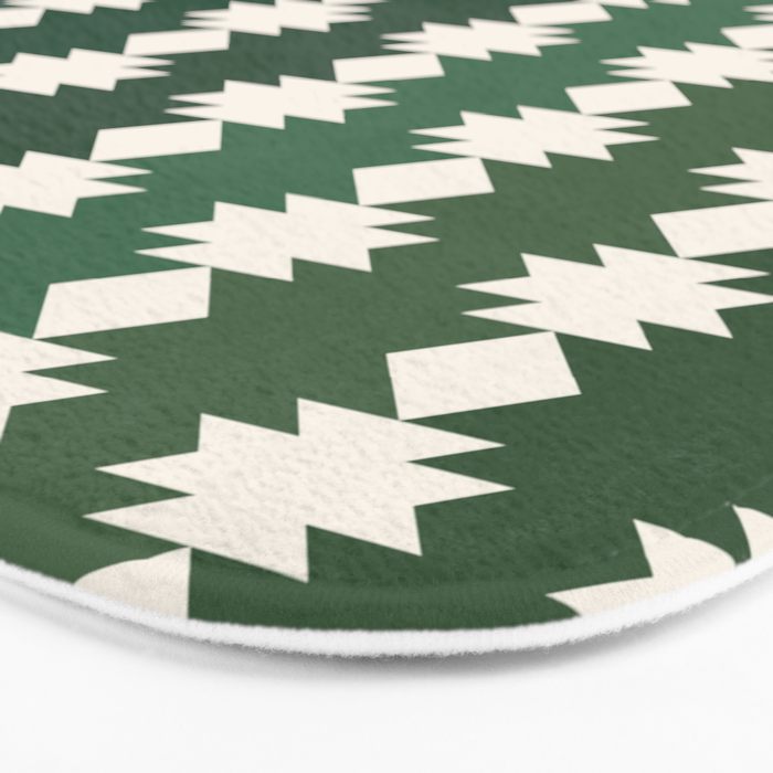 Geometric Southwestern Pattern XXXI Bath Mat Gallery Image 3