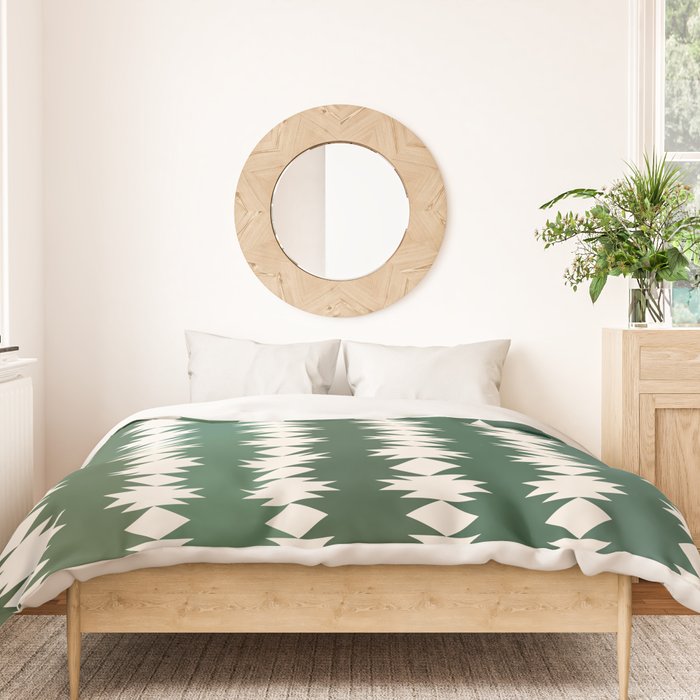 Geometric Southwestern Pattern XXXI Duvet Cover Gallery Image 3