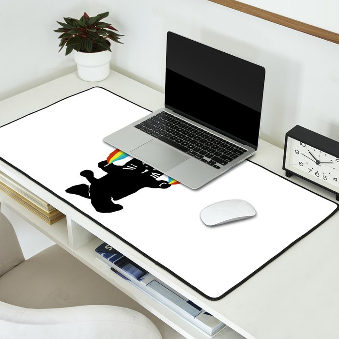 Rainbow cat Desk Mat Gallery Image 2