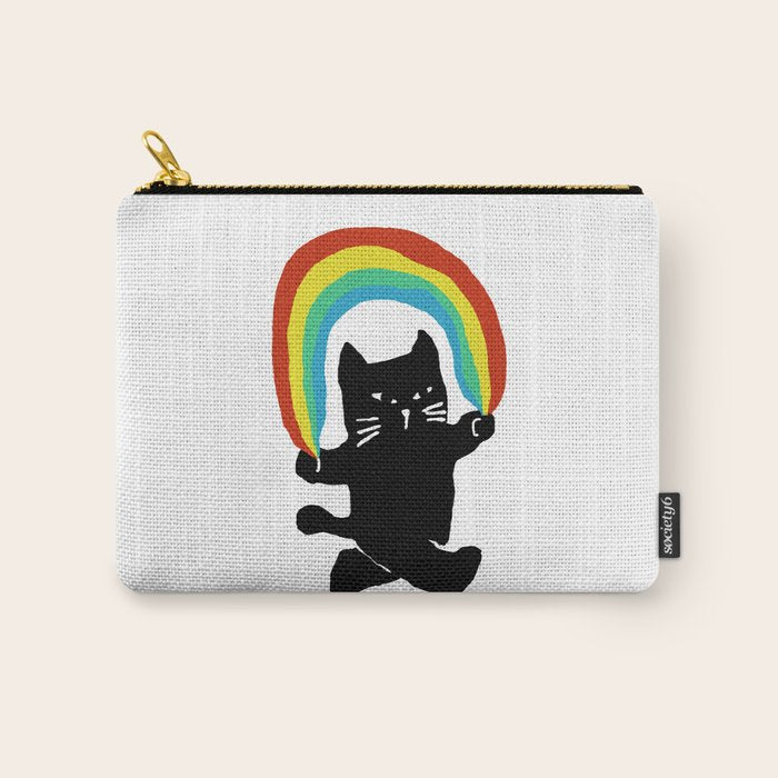 Rainbow cat Carry All Pouch Gallery Image 1