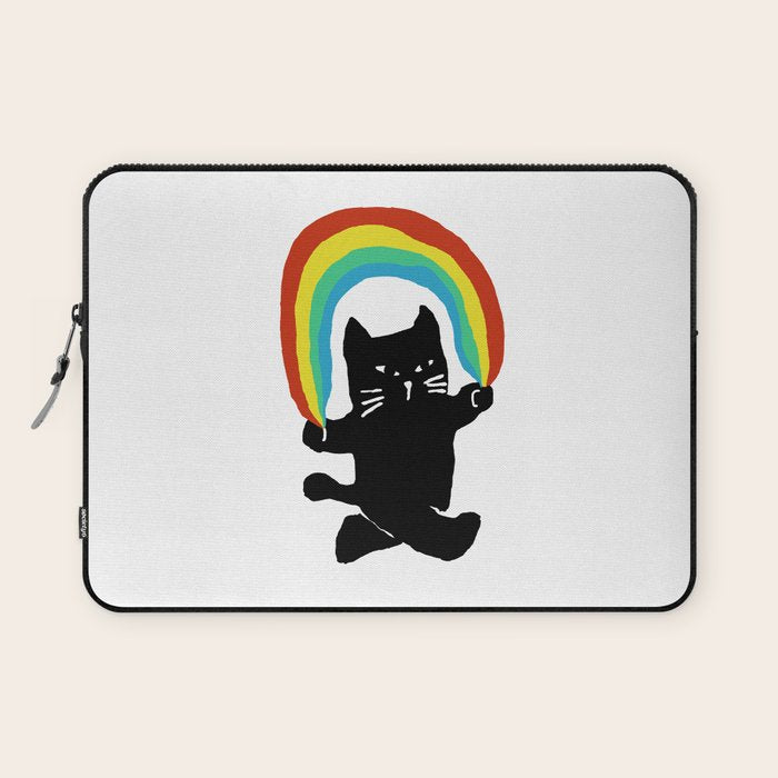 Rainbow cat Laptop Sleeve Gallery Image 1