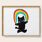 Rainbow cat Serving Tray Gallery Image 1