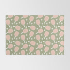 Preppy Pink Pickleball Rug Gallery Image 2
