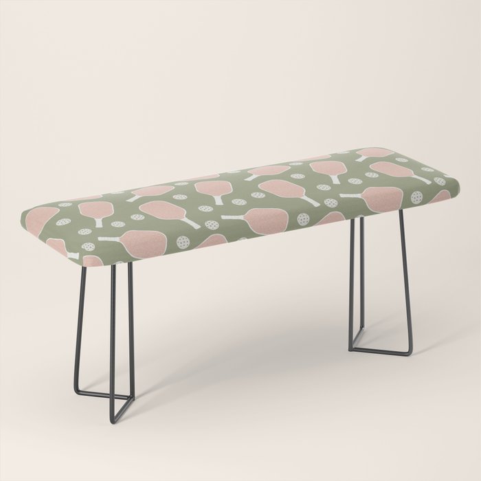 Preppy Pink Pickleball Bench Gallery Image 1