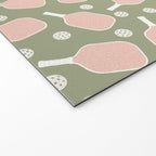 Preppy Pink Pickleball Welcome Mat Gallery Image 2