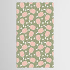Preppy Pink Pickleball Tablecloth Gallery Image 2