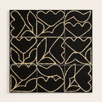 Tulip Grid Wood Wall Art Gallery Image 1