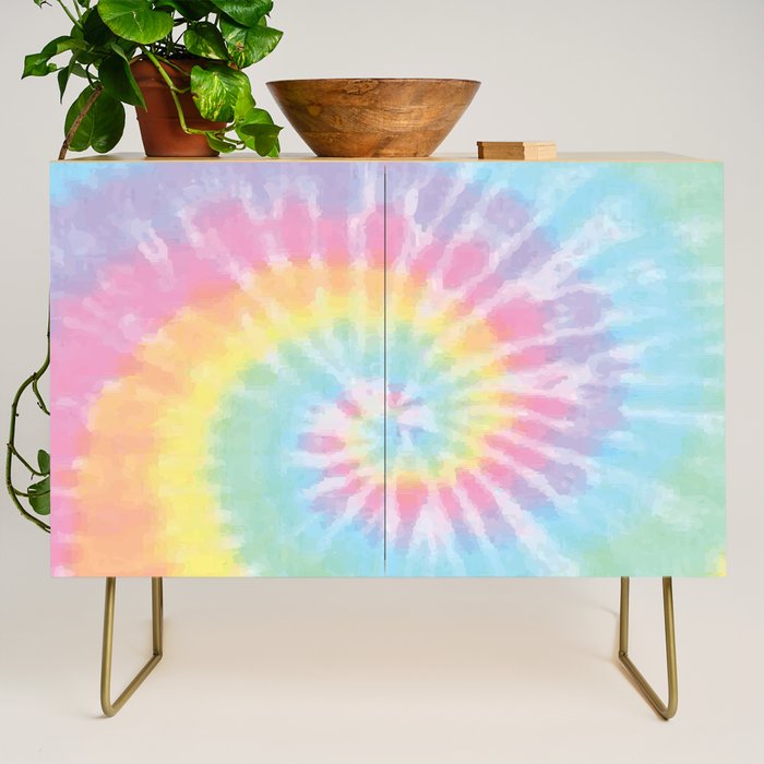 Pastel Tie Dye Credenza Gallery Image 1