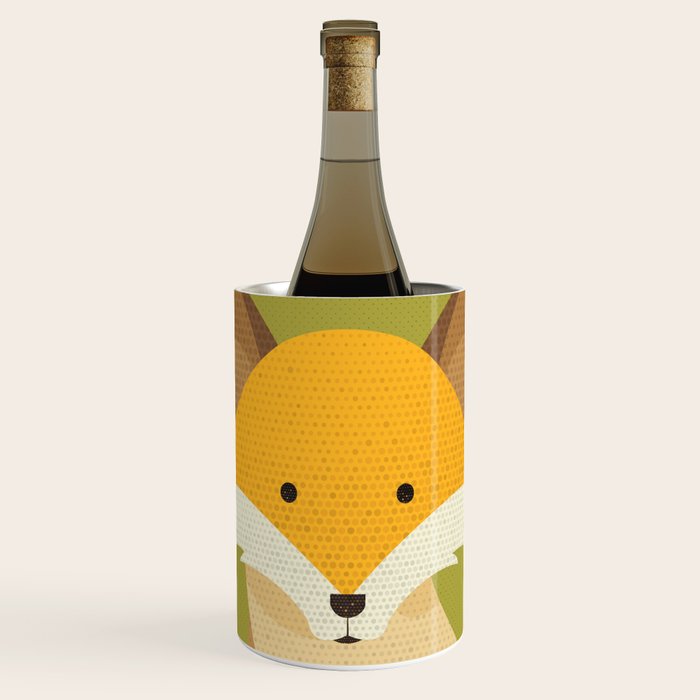 Whimsy Red Fox Wine Chiller Gallery Image 1