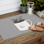Brainstorming Coffee Mug Outdoor Rug Gallery Image 2