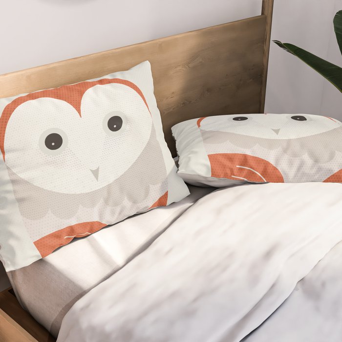 Whimsy Barn Owl Pillow Sham Gallery Image 2