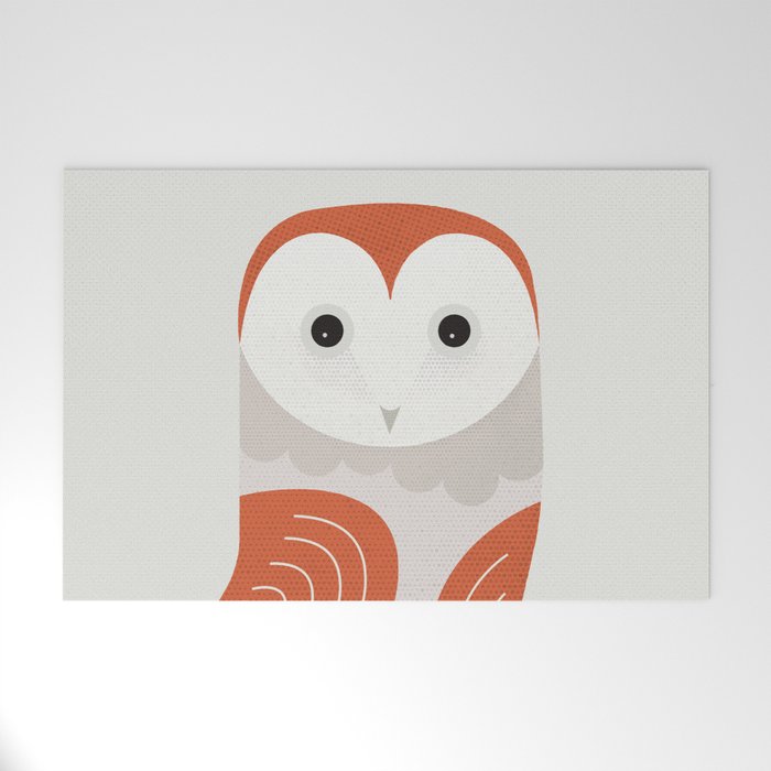 Whimsy Barn Owl Welcome Mat Gallery Image 1