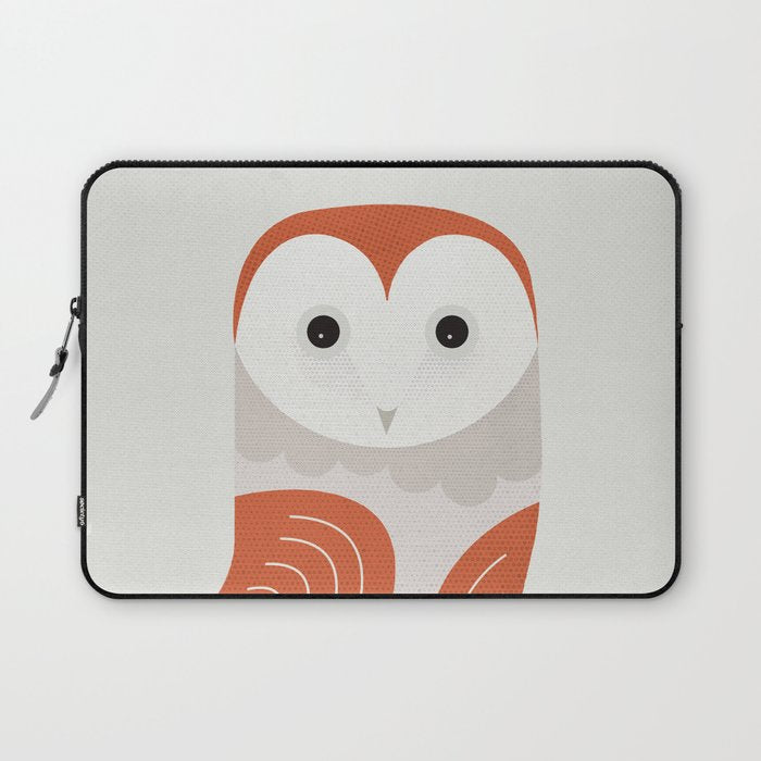 Whimsy Barn Owl Laptop Sleeve Gallery Image 1
