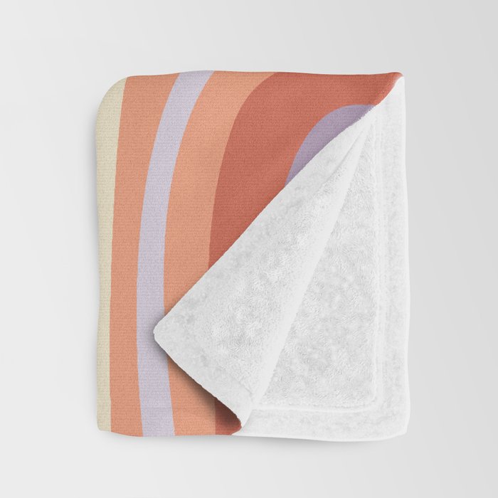 Retro Colorful Swirl Pattern Throw Blanket Gallery Image 3
