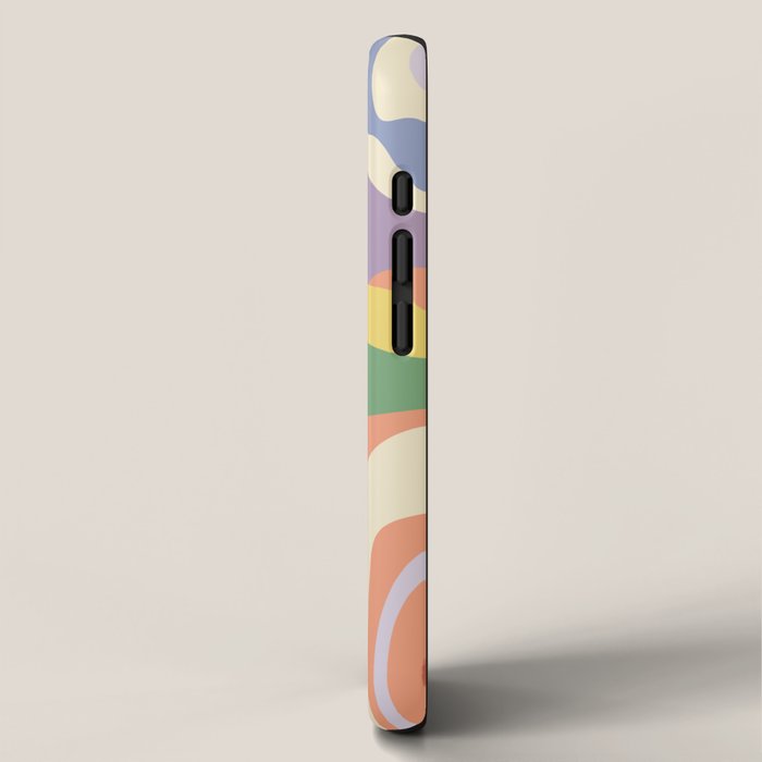 Retro Colorful Swirl Pattern iPhone Case Gallery Image 2