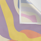 Retro Colorful Swirl Pattern Wall Tapestry Gallery Image 3
