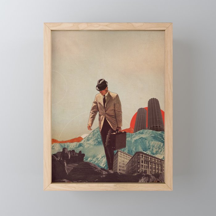 Leaving Their Cities Behind Mini Art Print Gallery Image 1