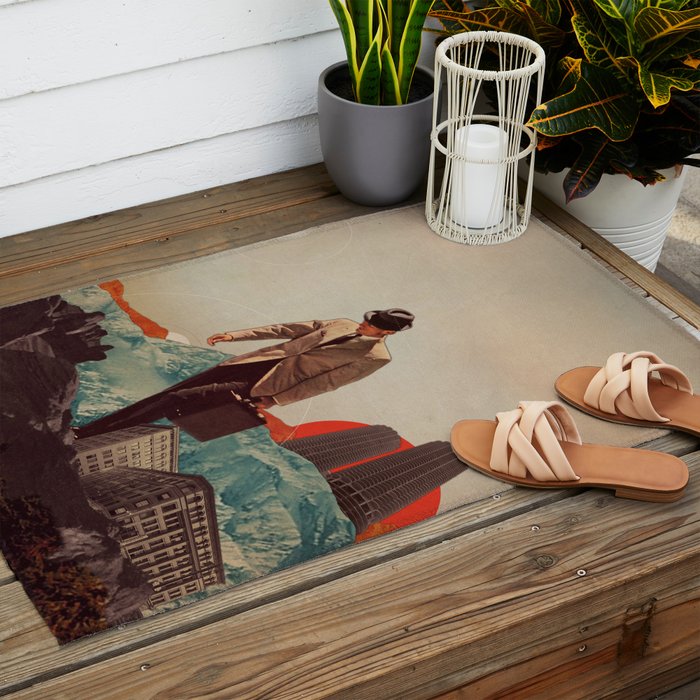 Leaving Their Cities Behind Outdoor Rug Gallery Image 2