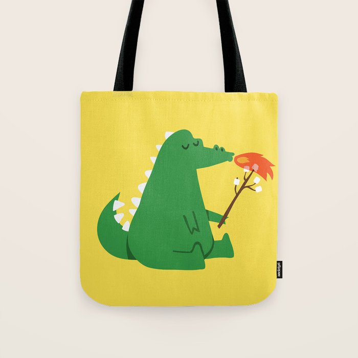 Dragon and Marshmallow Tote Bag Gallery Image 1