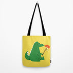 Dragon and Marshmallow Tote Bag Gallery Image 2