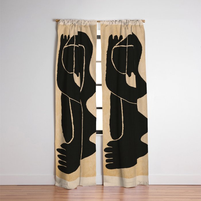 Abstract Figure  Window Curtain Gallery Image 3