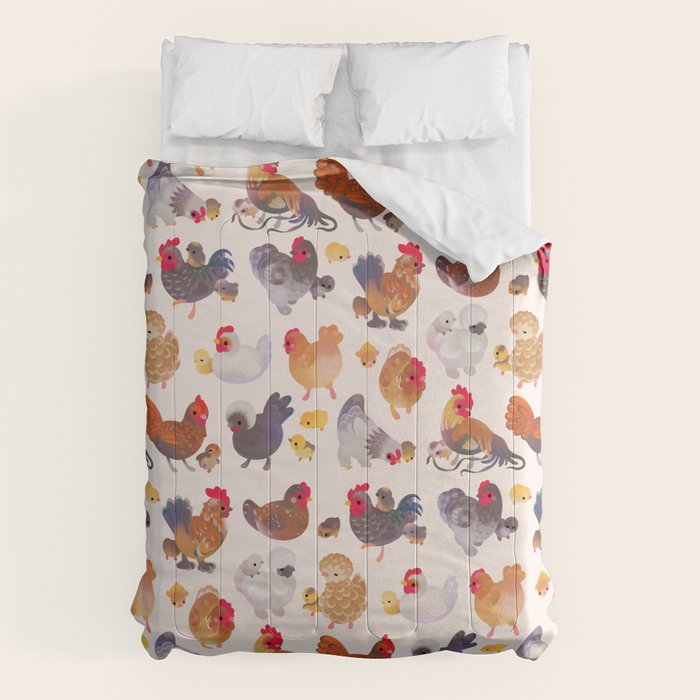 Chicken and Chick Comforter Gallery Image 1