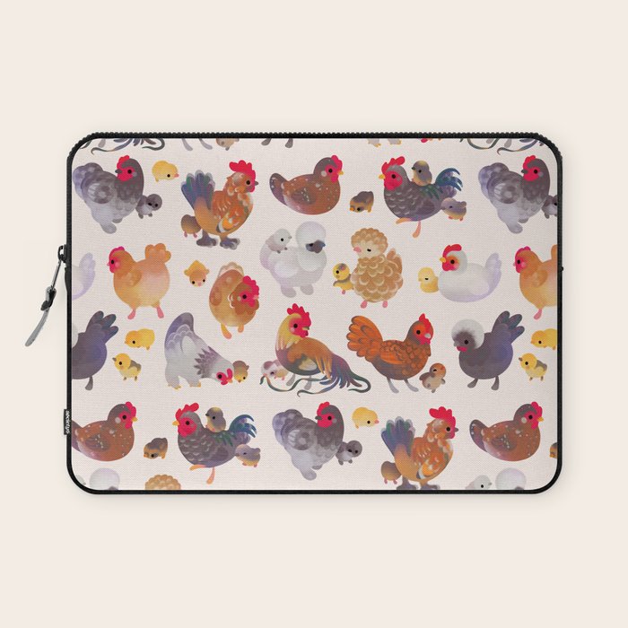 Chicken and Chick Laptop Sleeve Gallery Image 1