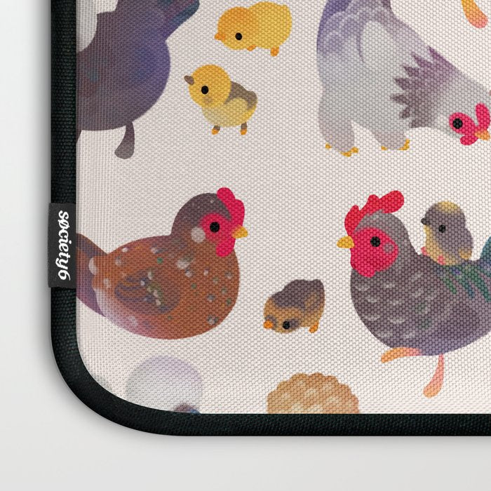 Chicken and Chick Laptop Sleeve Gallery Image 3