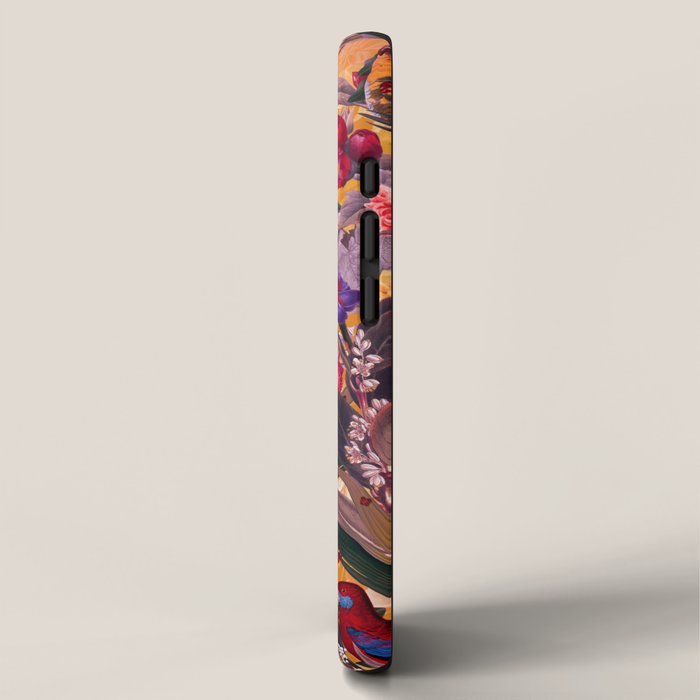Floral and Birds XXVIII iPhone Case Gallery Image 2