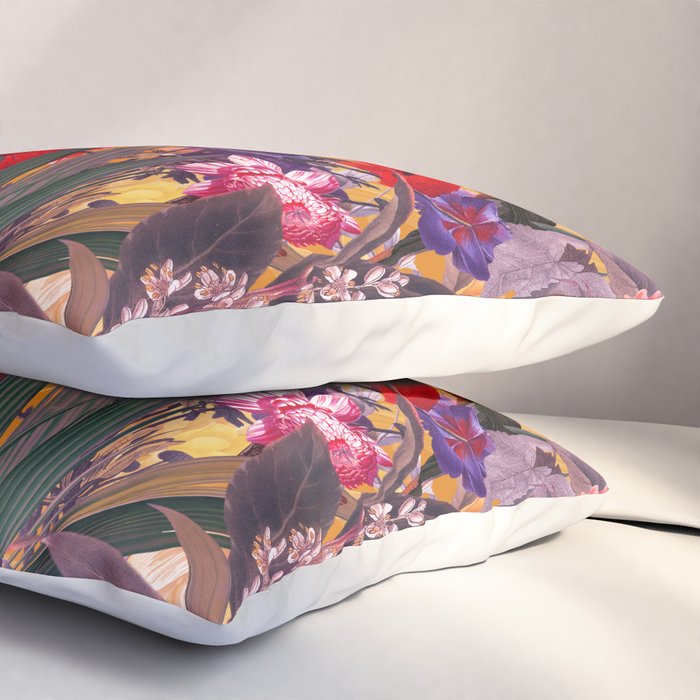 Floral and Birds XXVIII Pillow Sham Gallery Image 3