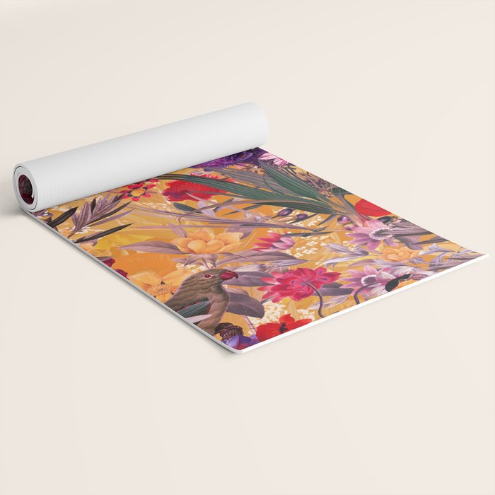 Floral and Birds XXVIII Yoga Mat Gallery Image 2