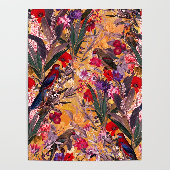 Floral and Birds XXVIII Poster Gallery Image 1