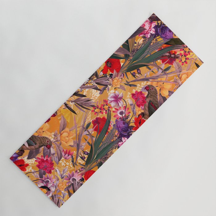 Floral and Birds XXVIII Yoga Mat Gallery Image 1