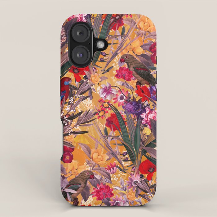 Floral and Birds XXVIII iPhone Case Gallery Image 1