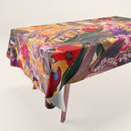 Floral and Birds XXVIII Tablecloth Gallery Image 1