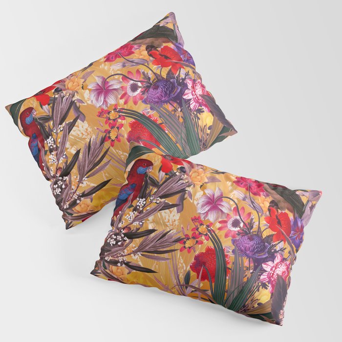 Floral and Birds XXVIII Pillow Sham Gallery Image 3