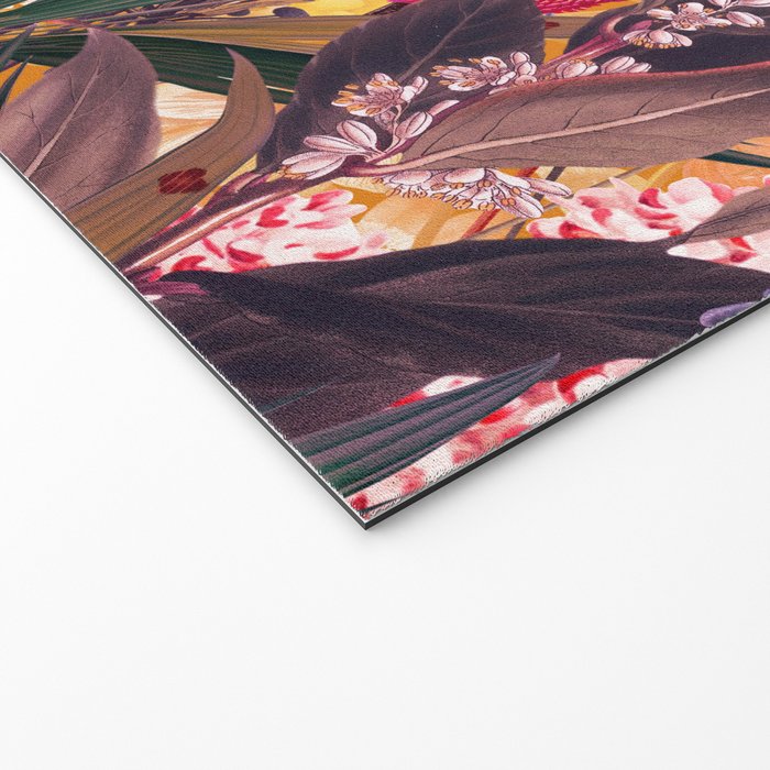 Floral and Birds XXVIII Welcome Mat Gallery Image 2