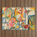 BREAD AND PASTA LOVE  Outdoor Rug Gallery Image 1