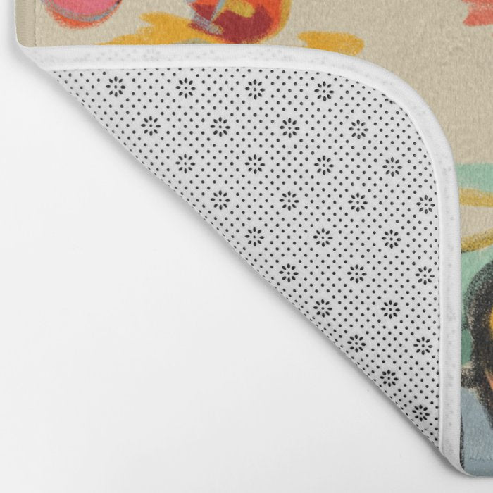 BREAD AND PASTA LOVE  Bath Mat Gallery Image 2