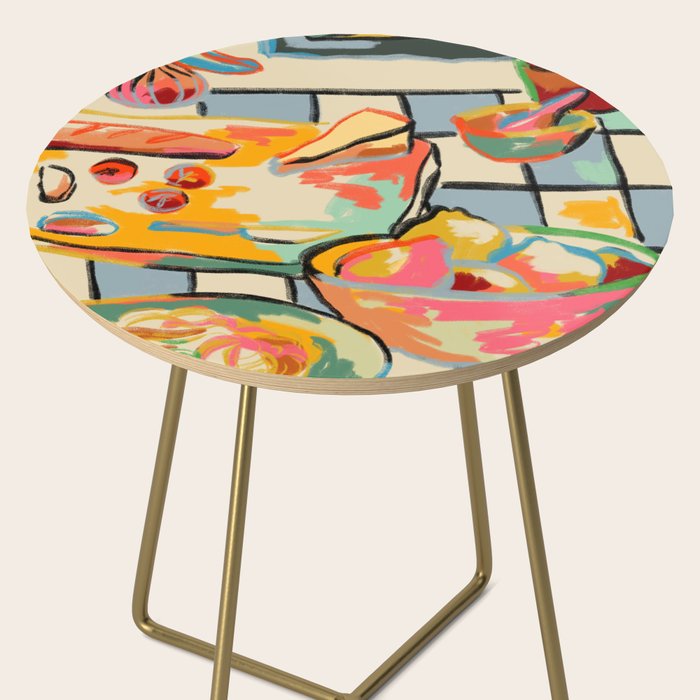 BREAD AND PASTA LOVE  Side Table Gallery Image 2