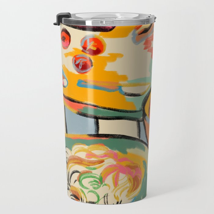 BREAD AND PASTA LOVE  Travel Mug Gallery Image 3
